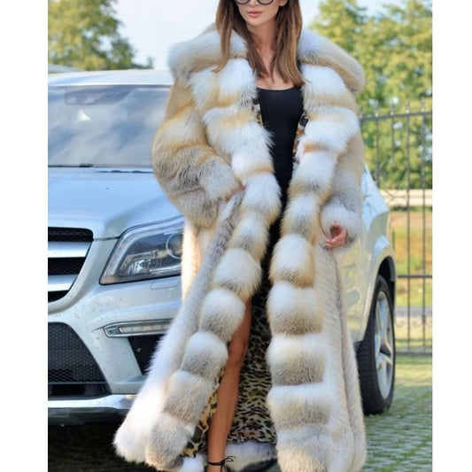 The Arctic Queen Faux Fur Coat
