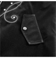 Men's Regal Gothic Velvet Frock Coat