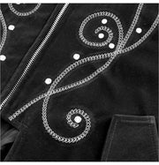 Men's Regal Gothic Velvet Frock Coat