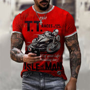SPEED HEAD Vintage Moto Tee – Dark Charcoal