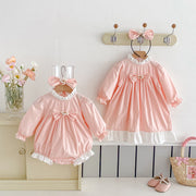 The Perfect Match Bow & Ruffle Set