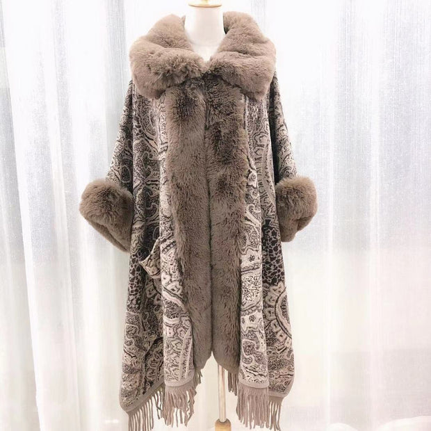 The Faux-Fur Bohemian Shawl