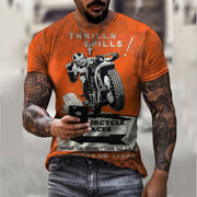 SPEED HEAD Vintage Moto Tee – Dark Charcoal