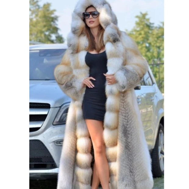 The Arctic Queen Faux Fur Coat