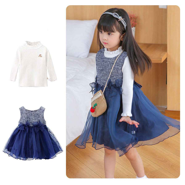 The Pleated Princess Suspender Skirt