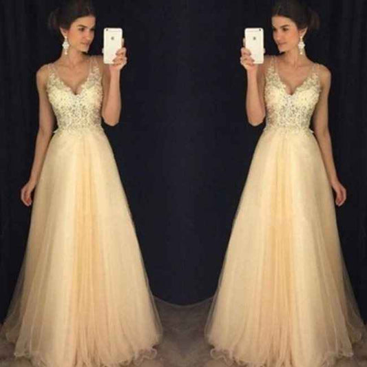 Lady Lace Evening Gown Wedding Dress for Elegant Occasions - Snagged The Deal Dog