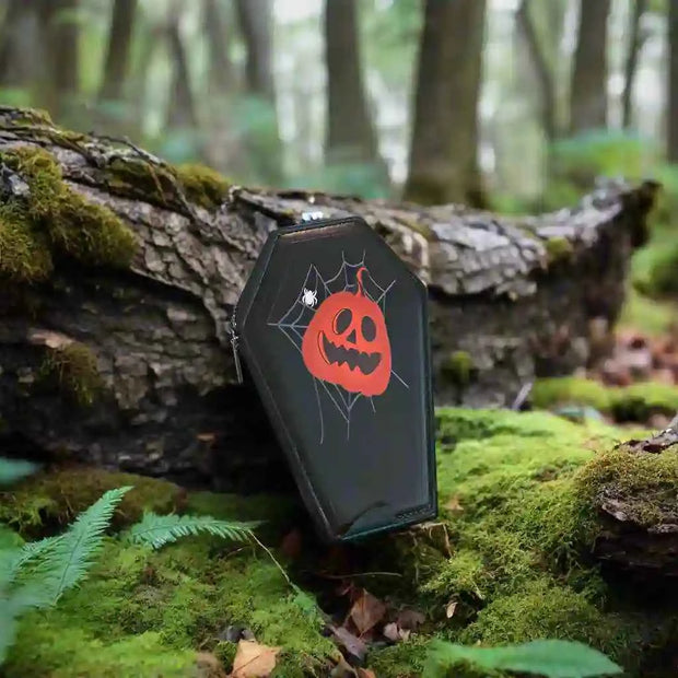 Halloween Cross Coffin Bag Fashion Retro Coin Purse - Snagged The Deal Dog