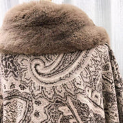 The Faux-Fur Bohemian Shawl