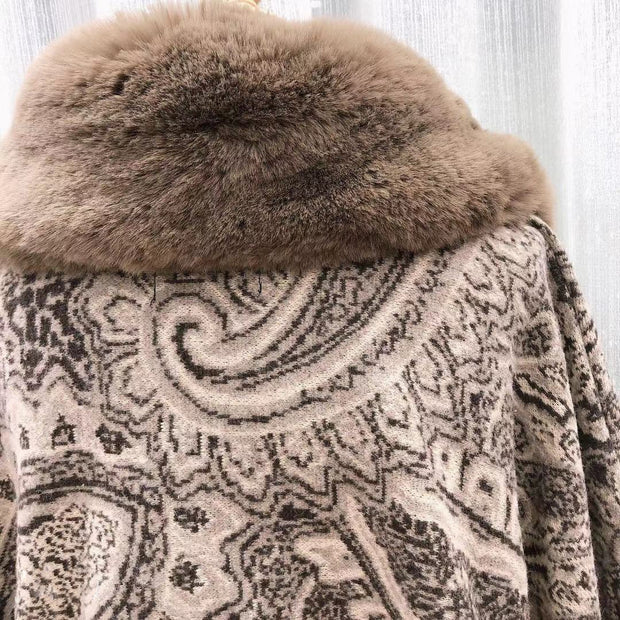 The Faux-Fur Bohemian Shawl