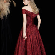 French Evening Gown - High-End Light Luxury Evening Gown in French Style
