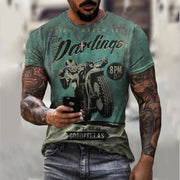 SPEED HEAD Vintage Moto Tee – Dark Charcoal