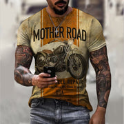 SPEED HEAD Vintage Moto Tee – Dark Charcoal