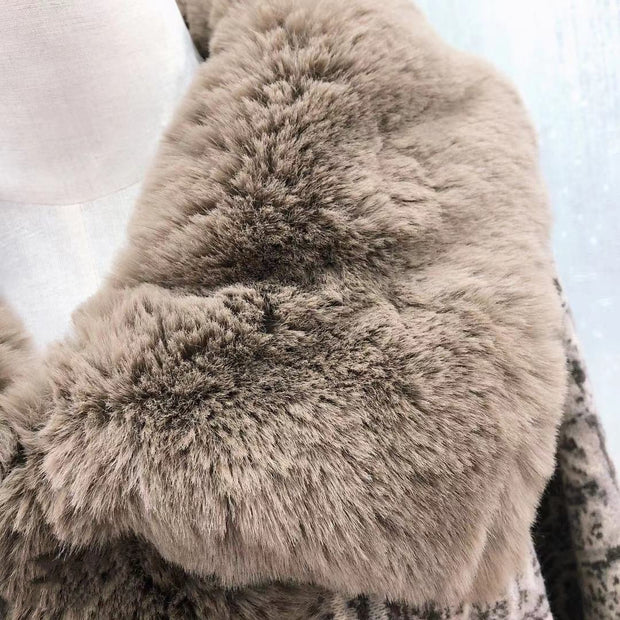 The Faux-Fur Bohemian Shawl