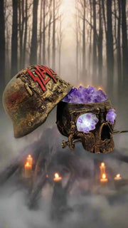 Halloween Ghost Desk Lamp with Crystals for Spooky Decor - Snagged The Deal Dog