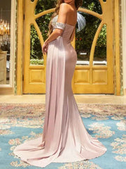 Sexy Gilding Flower Fishtail Gown for Stunning Elegance and Style - Snagged The Deal Dog