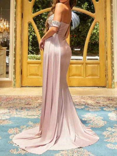 Sexy Gilding Flower Fishtail Gown for Stunning Elegance and Style - Snagged The Deal Dog