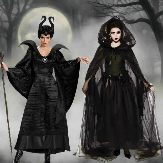 Halloween Maleficent Cosplay Costumes Horror Clothing Set - Snagged The Deal Dog