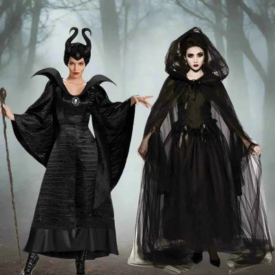 Halloween Maleficent Cosplay Costumes Horror Clothing Set - Snagged The Deal Dog