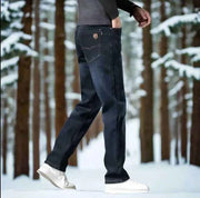 Comfortable Cold Weather Mens Denim Plush-lined - Snagged The Deal Dog