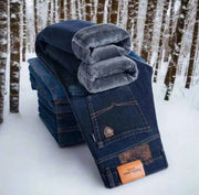 Comfortable Cold Weather Mens Denim Plush-lined - Snagged The Deal Dog