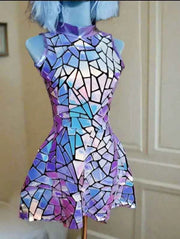 Snagged Mosaic Mayhem Viral Stage Dress For Loud Entrances - Snagged The Deal Dog