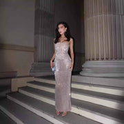 Ladies Elegant Pink Gown for Formal Banquet Wear - Snagged The Deal Dog