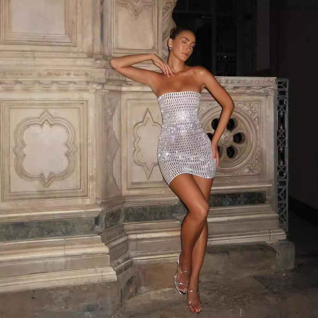 Ladies Elegant Pink Gown for Formal Banquet Wear - Snagged The Deal Dog