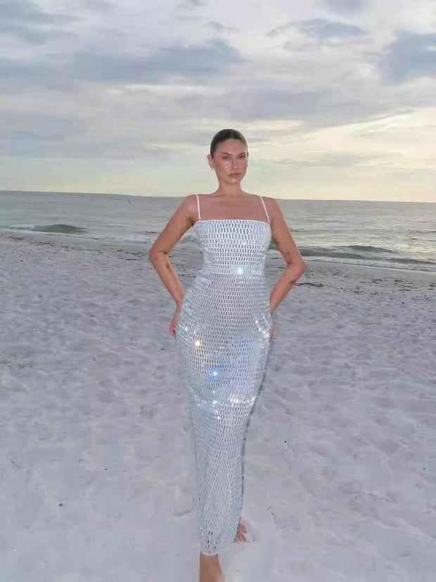 Ladies Elegant Pink Gown for Formal Banquet Wear - Snagged The Deal Dog