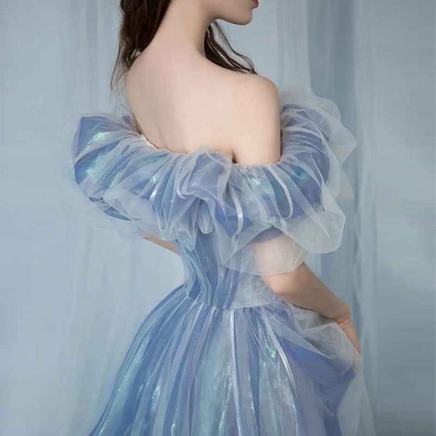 Blue Fairy Haze Evening Gown - Elegant and Enchanting - Snagged The Deal Dog