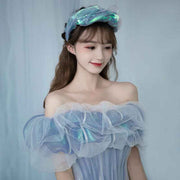 Blue Fairy Haze Evening Gown - Elegant and Enchanting - Snagged The Deal Dog