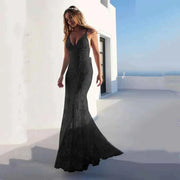 Women's Floral Backless Evening Dress for Elegant Nights - Snagged The Deal Dog