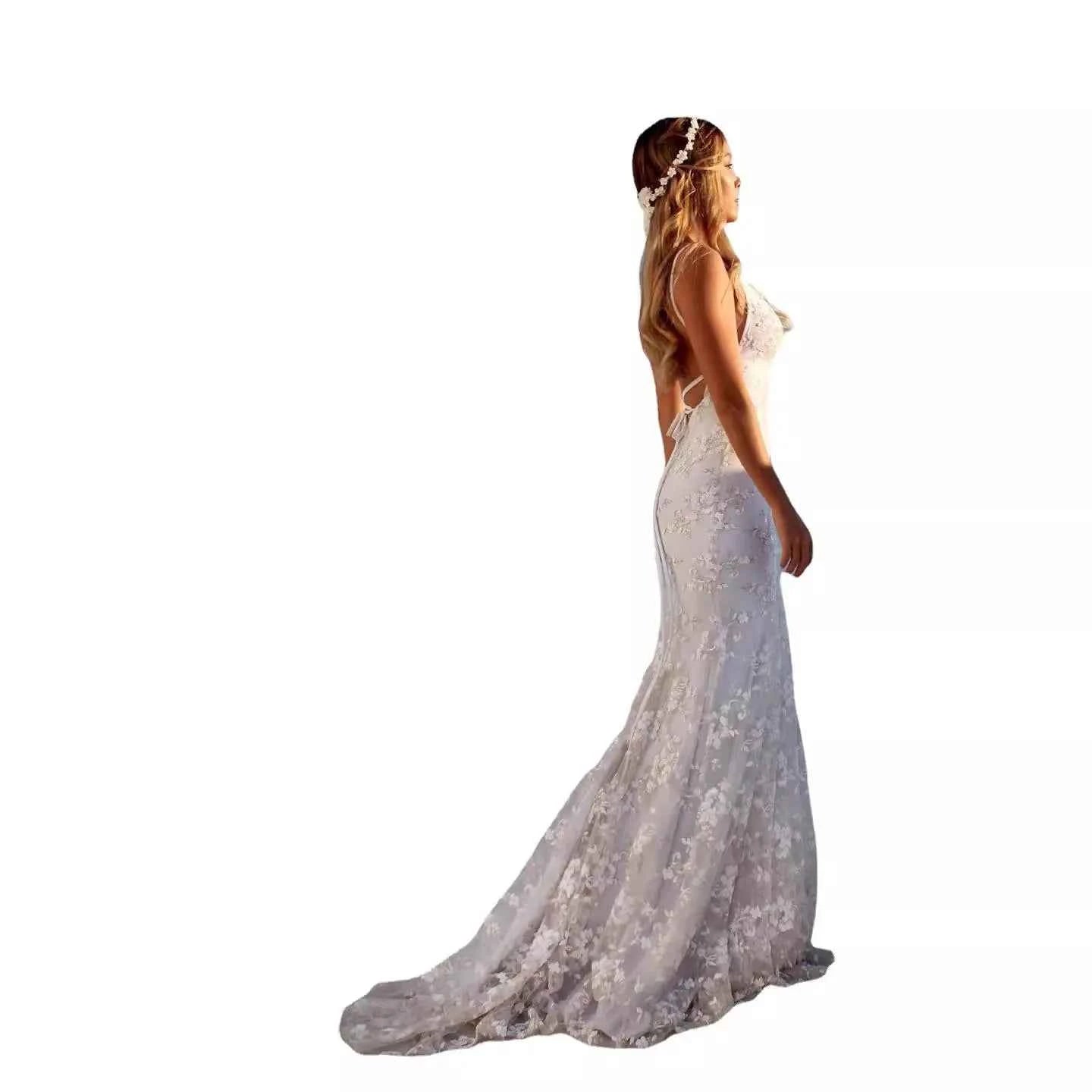 Women's Floral Backless Evening Dress for Elegant Nights - Snagged The Deal Dog