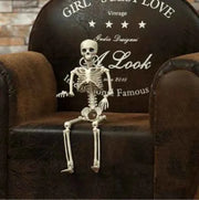 Posable Skeleton Prop Sitting Halloween Decor - Snagged The Deal Dog