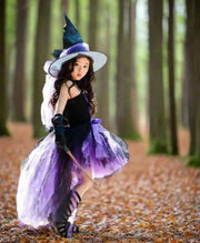 Fluffy Purple Witch Tutu Girls Halloween Pettiskirt - Snagged The Deal Dog