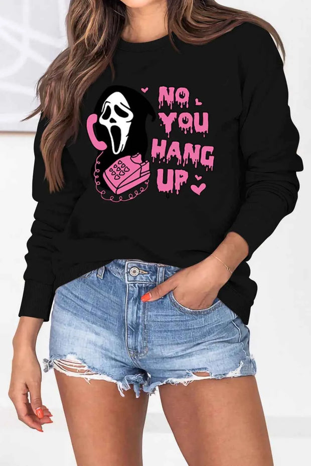 Women Ghostface Sweater - Cozy Pink Winter Trendy Pullover - Snagged The Deal Dog