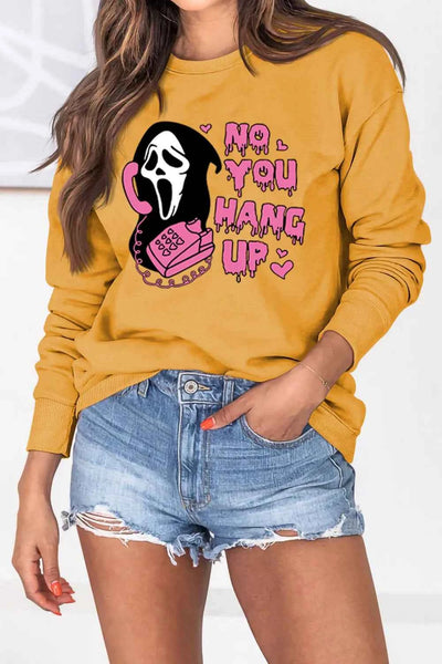Women Ghostface Sweater - Cozy Pink Winter Trendy Pullover - Snagged The Deal Dog