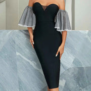 Strapless Bandage Dress for Elegant Evening Occasions - Snagged The Deal Dog